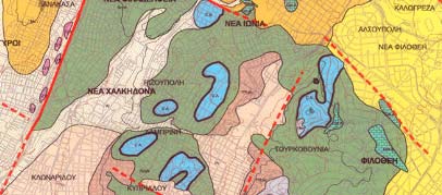 Απόσπασμα γεωλογικού χάρτη της ευρύτερης περιοχής Τουρκοβουνίων (Παπανικολάου et al. 2002) Βιβλιογραφία ούνας Α., Καλλέργης Γ., Μόρφης Α., 1976.
