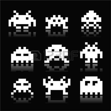 The Four Basic Elements: example Space Invaders Aesthetics: the aliens are not all identical.