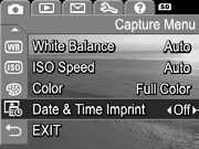 µ " " Capture Menu ( " ") µ µ µ µ µ. 1 µ Capture Menu ( " "), µ µ Menu/OK ( / ). µ, µ Menu/OK ( / ).