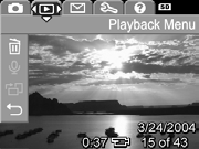 5 µ µ Playback Menu ( " "). µ µ Playback Menu ( " "), µ Menu/OK ( / ) µ. Playback Menu ( " "), µ µ µ µ µ.