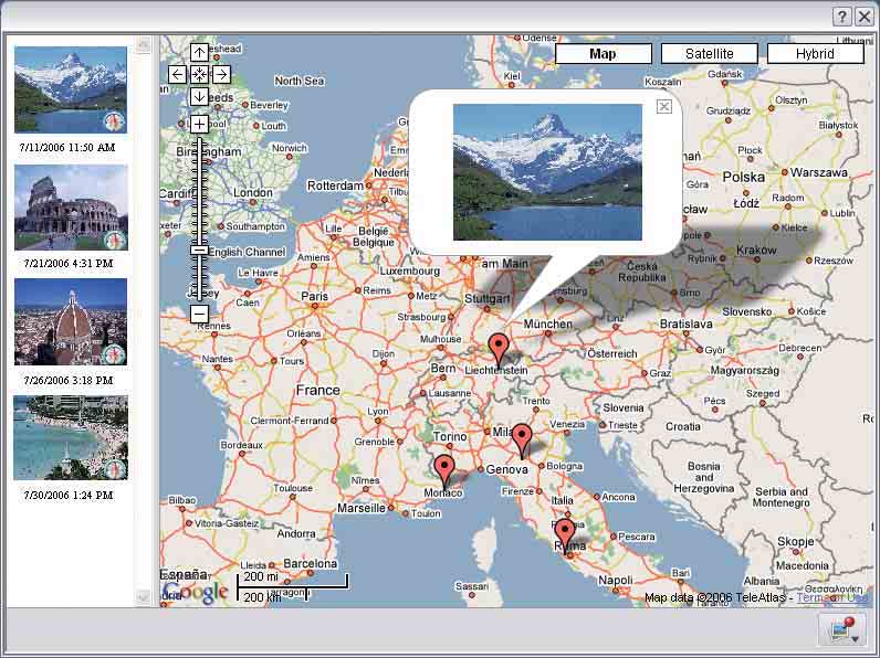 Χρήση του "Picture Motion Browser" (παρέχεται) Δημιουργία δίσκου δεδομένων Οι εικόνες μπορούν να αποθηκευθούν σε CD ή DVD ως δίσκο δεδομένων.