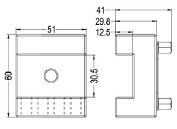 mosadzná, otvor 31,5x31,5mm Hliníkové: PO-D0005-1 Upínacia paleta S10 hliníková, otvor 11,5x11,5mm PO-D0005 Upínacia paleta S15 hliníková, otvor 16,5x16,5mm PO-D0006 Upínacia paleta S20 hliníková,