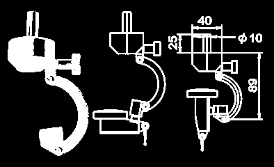 8mm PO-Q0005A Nastavovacia hlava v osiach X, Y, C Pre upínanie hranatých aj kruhových stopiek elektród do priemeru Ø22mm Vlastná hmotnosť 5kg, výška 112mm.