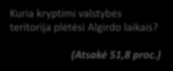 . 2. Orientavimasis istoriniame laike ir erdvėje 2.2. Istorinės erdvės suvokimas Patenkinamas lygis Naudojantis istorijos žemėlapiu gali nustatyti istorinio įvykio vietą (erdvę) kuomet ji yra akivaizdžiai pavaizduota žemėlapyje.