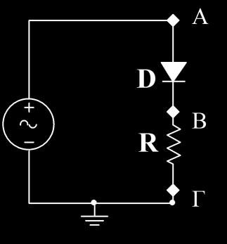 Η1. Ημιαγωγικές Διατάξεις - Δίοδοι 187 το ρεύμα πολλαπλασιασμένο με μία σταθερά (αντίσταση R).