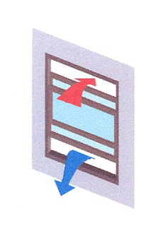 Simulacije za različite položaje otvora koji se koriste za prirodnu ventilaciju, pri tome ne menjajući ukupnu površinu otvora pokazale su da se efekat može poboljšati uvođenjem efikasnih otvora na