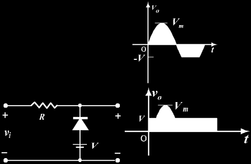 Prerës paralel te thjeshtë: Prerës të tjerë paralel USHTRIME 1. Përcaktoni v për skemat e mëposhtme, nëse v =20V, V=5V.