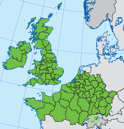 11. Average tas Βόρεια Βορειοδυτική Ευρώπη.