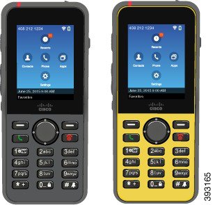 Το Ασύρματο τηλέφωνο Cisco IP 8821 και 8821-EX Το τηλέφωνό σας Στην ακόλουθη εικόνα φαίνεται το Ασύρματο τηλέφωνο Cisco IP 8821 στα αριστερά και το Ασύρματο τηλέφωνο Cisco IP 8821-EX στα δεξιά.