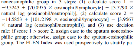 Severe exacerbations (cumulative number) 2.