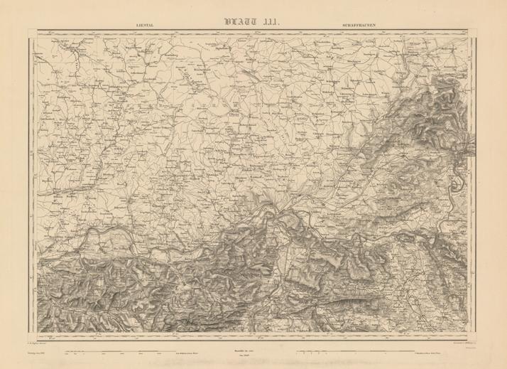 Ιστορικοί χάρτες στο πρόγραμμα J.Wild, Topographische Karte des Kantons Zürich (1852-1865) Κλίμακα 1:25000 H.