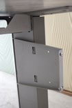 Κατασκευή γραφείου 196-3000BLACK 196-30019006 196-3001BLACK Τραβέρσα τηλεσκοπική μαύρη για γραφείο 1060 500-900mm Τραβέρσα τηλεσκοπική Silver για γραφείο 1060 900-1700mm Τραβέρσα τηλεσκοπική μαύρη