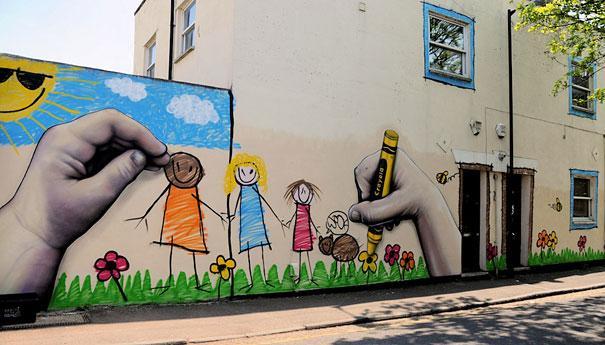 Street art Υλικό με μη προσδιορισμένη προέλευση.