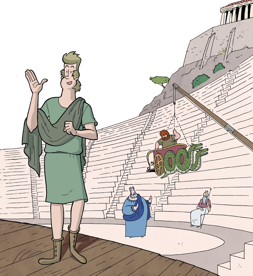 Στην Αθήνα του 4ου αι. π.χ. υπήρχαν επαγγελματικοί θίασοι που περιόδευαν σε θέατρα δήμων της Αττικής ή σε διάφορες πόλεις του ελλαδικού χώρου.