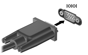 Χρήση σειριακής συσκευής Οι σειριακές θύρες DB9 χρησιμοποιούνται για τη σύνδεση προαιρετικών συσκευών, π.χ. σειριακών μόντεμ, ποντικιών ή εκτυπωτών.