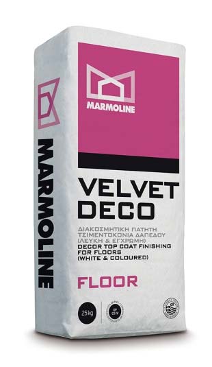 VELVET DECO (WALL FLOOR) ΧΑΛΑΖΙΑΚΗ ΔΙΑΚΟΣΜΗΤΙΚΗ ΠΑΤΗΤΗ ΤΣΙΜΕΝΤΟΚΟΝΙΑ Νέο look: Η παραδοσιακή δουλειά, στη μοντέρνα βιομηχανική εκδοχή της Περιγραφή Προϊόντος : Έτοιμο προς χρήση, βιομηχανικό,