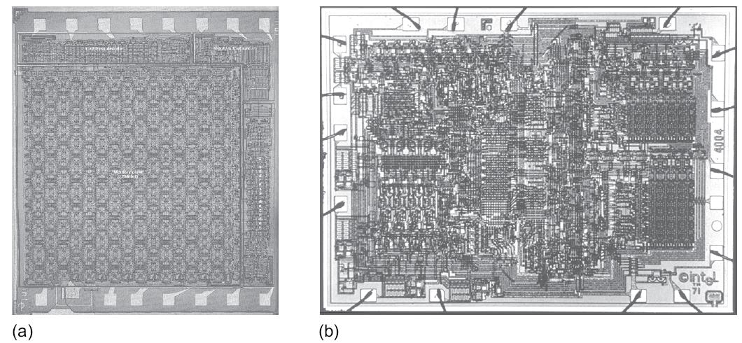 Από τα πρώτα ολοκληρωμένα κυκλώματα Πηγή: Intel Corp. 2010, από το βιβλίο CMOS VLSI Design: A Circuits and Systems Perspective, 4 th ed.