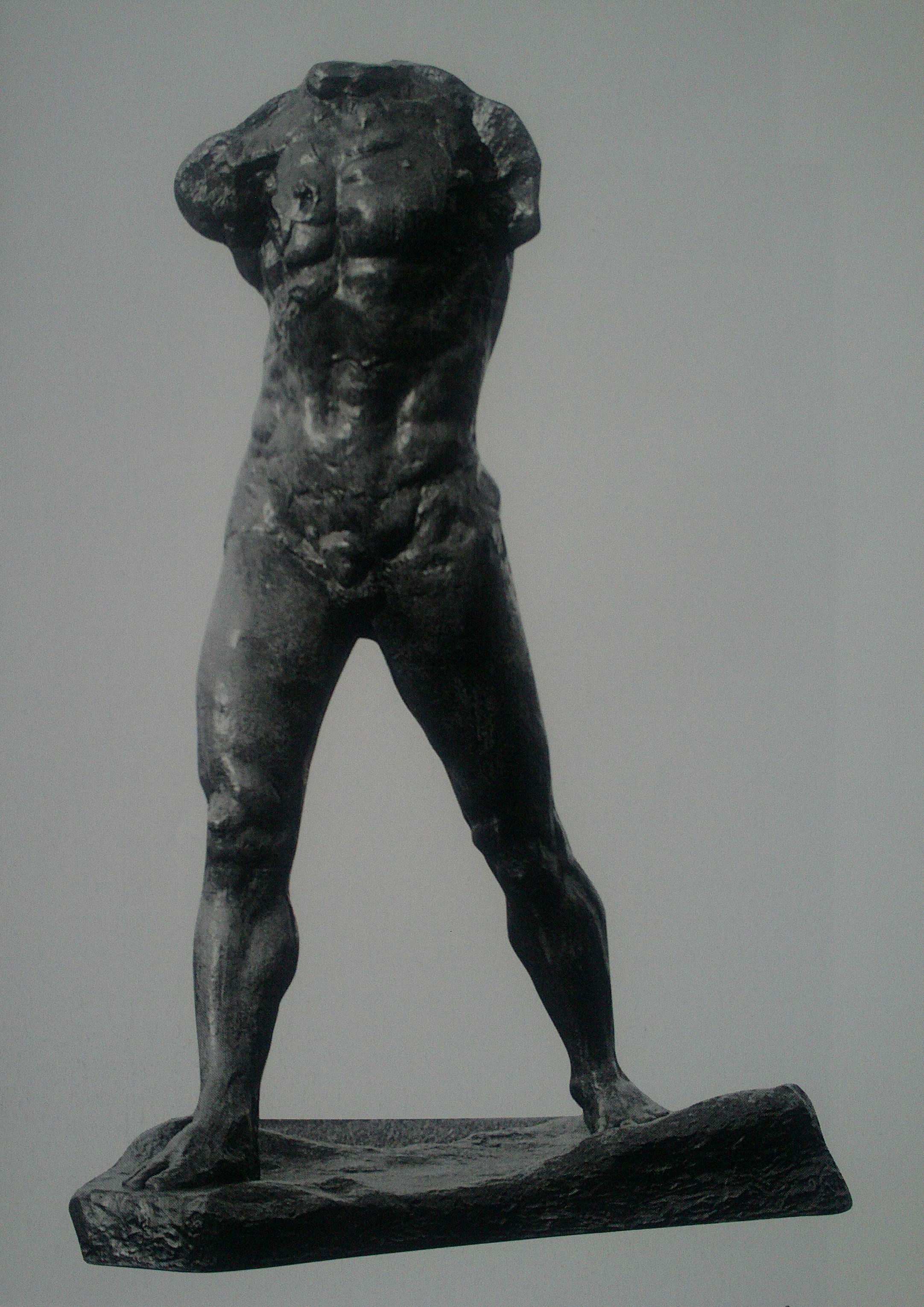 Γλυπτική 19 ου αιώνα Τίτλος: Άνδρας που βαδίζει Καλλιτέχνης: Ροντέν Χρονολογία: 1905 Υλικό: Χαλκός Περιγραφή: ο Ροντέν θαύµαζε το ανθρώπινο σώµα όταν ήταν σε κίνηση.