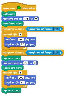 κίνηση σταματάει μόλις ο συλλέκτης τα πιάσει (στη γλώσσα μας = ακουμπήσει) και αυτά αμέσως μετακινούνται στον ροζ κουβά μας! Θέλουμε δηλαδή να κινούνται συνέχεια, ώσπου ο συλλέκτης να τα πιάσει.