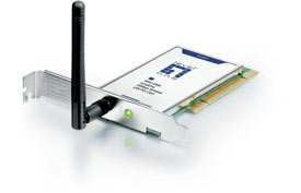 Σχ. 3.9 Level-One Wireless Lan PCI Adapter 11g 3.4.2.