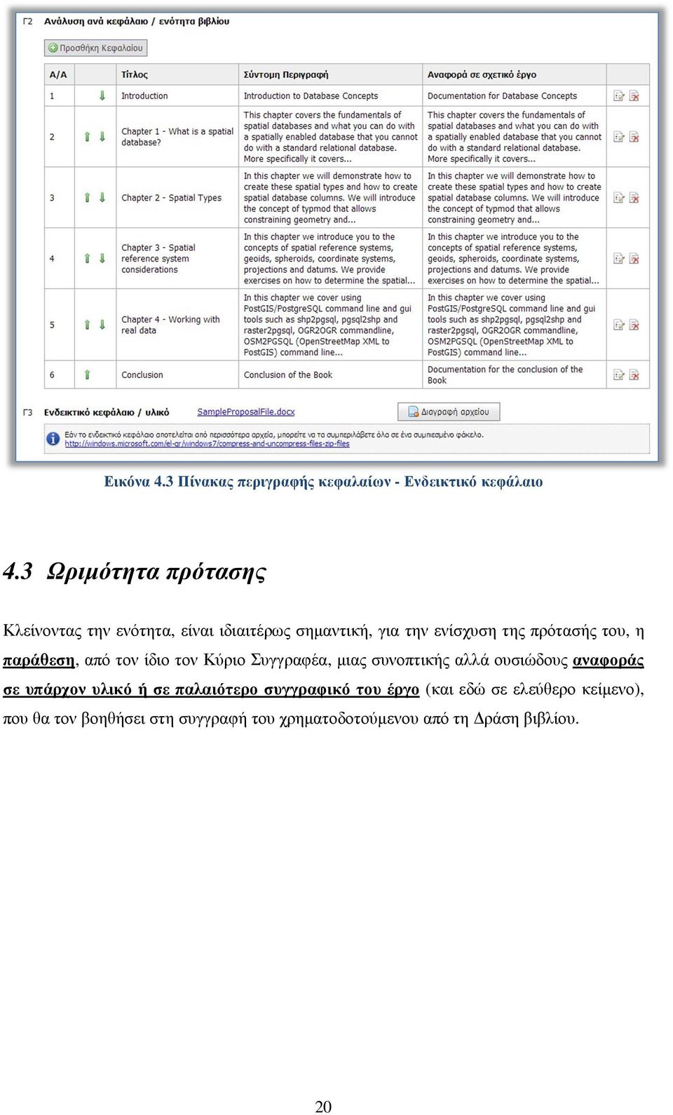 του, η παράθεση, από τον ίδιο τον Κύριο Συγγραφέα, µιας συνοπτικής αλλά ουσιώδους αναφοράς σε υπάρχον