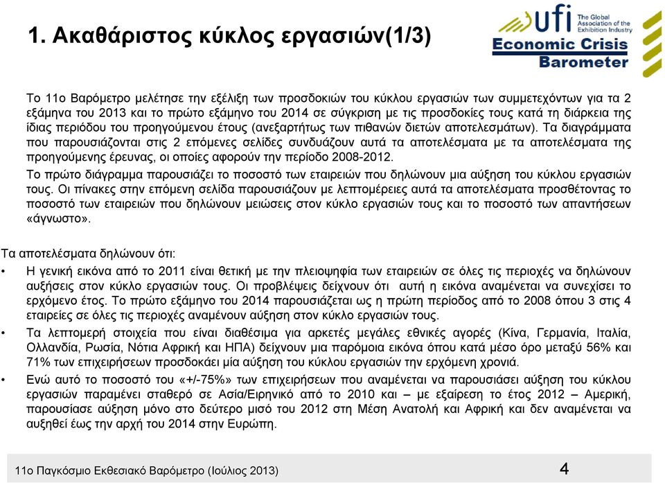 Τα διαγράμματα που παρουσιάζονται στις 2 επόμενεςσελίδεςσυνδυάζουναυτάτααποτελέσματαμετααποτελέσματατης προηγούμενης έρευνας, οι οποίες αφορούν την περίοδο 2008-2012.