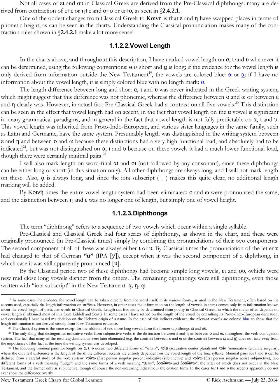 Understanding the Classical pronunciation makes many of the contraction rules shown in 2.