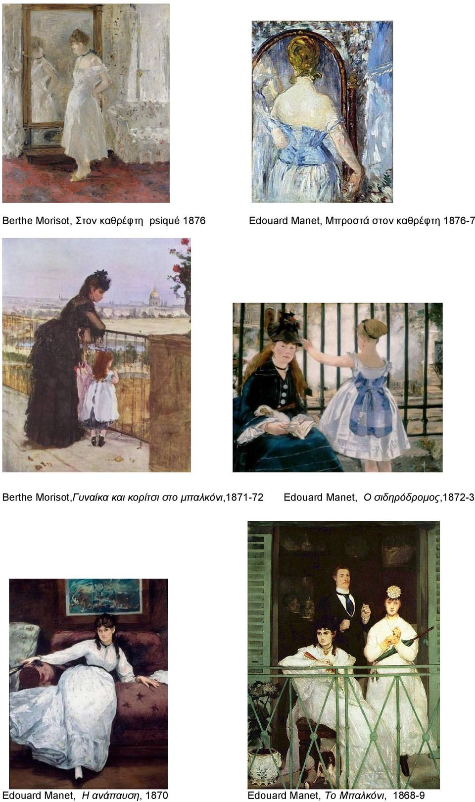 κορίτσι στο μπαλκόνι,1871-72 Edouard Manet, Ο
