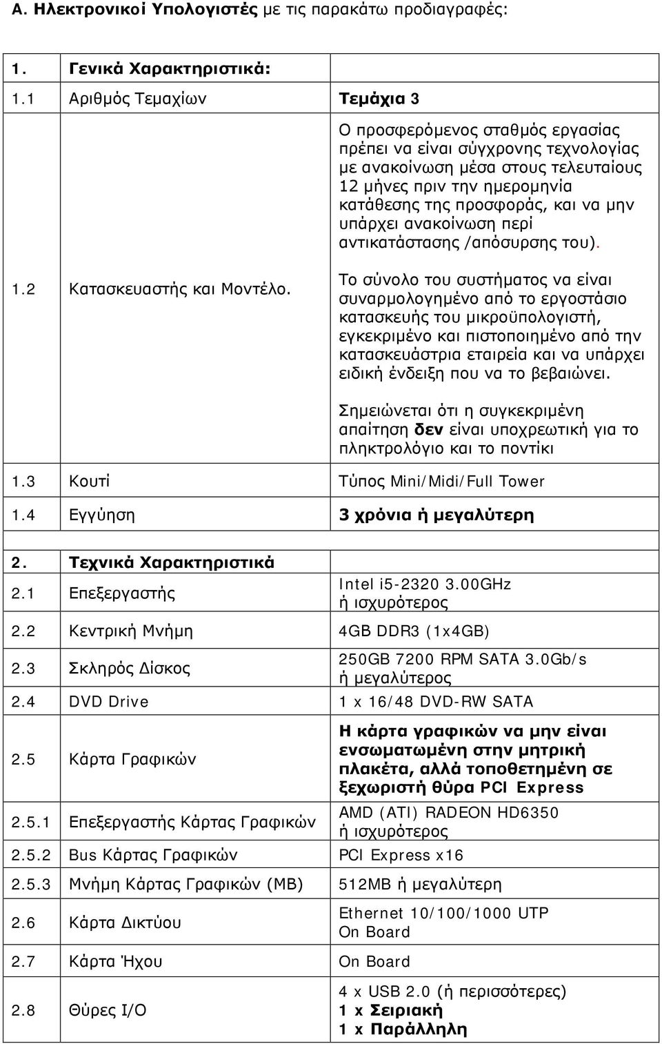 μην υπάρχει ανακοίνωση περί αντικατάστασης /απόσυρσης του). 1.2 Κατασκευαστής και Μοντέλο.