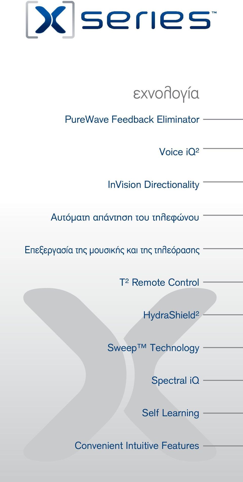 μουσικής και της τηλεόρασης T² Remote Control HydraShield²
