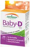 Multivitamíny a výživové doplnky pre deti Baby-D vitamín D3 400 IU kvapky Balenie: 11,7 ml/360 kvapiek Vitamín D je potrebný na správny rast a vývoj kostí detí.