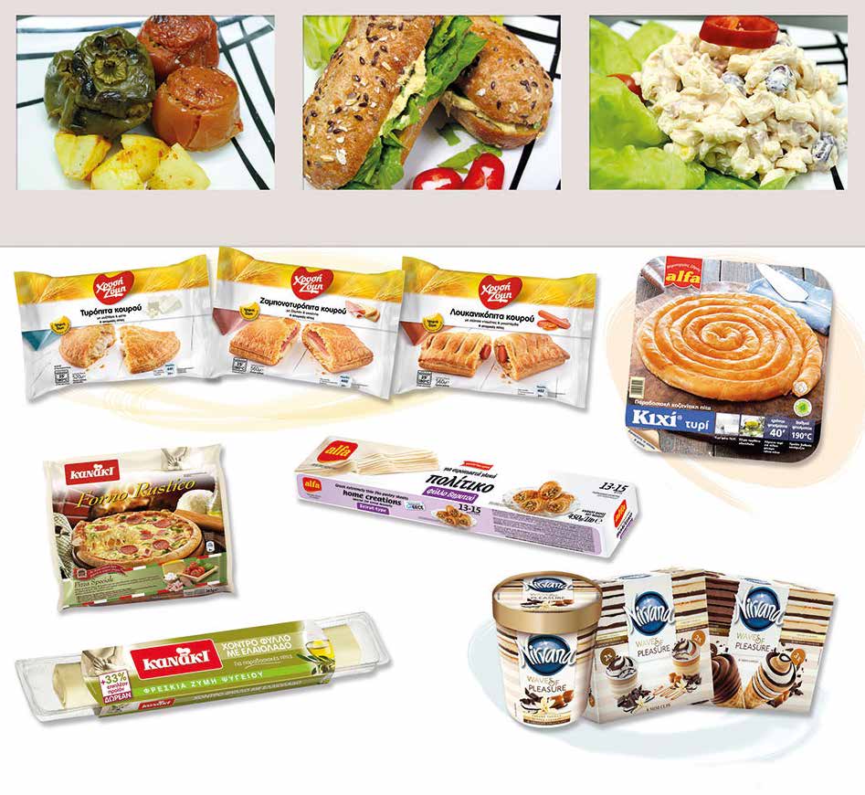Πρόταση Σερβιρίσματος Serving suggestion Πρόταση Σερβιρίσματος Serving suggestion Πρόταση Σερβιρίσματος Serving suggestion Γεμιστά με κιμά Stuffed tomatoes and peppers with minced meat Σάντουιτς με