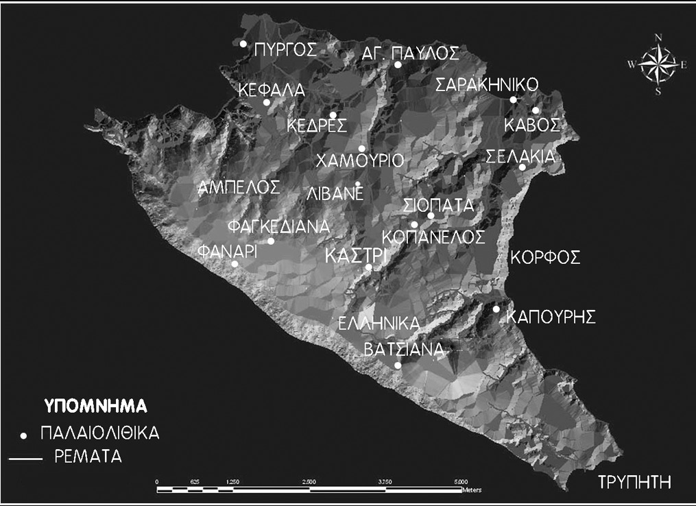 ΚΑΤΕΡΙΝΑ ΚΟΠΑΚΑ ΧΡΗΣΤΟΣ ΜΑΤΖΑΝΑΣ Εικ. 1β : Χάρτης: Γαύδος σε όλο σχεδόν το νησί (Εικ. 1β).