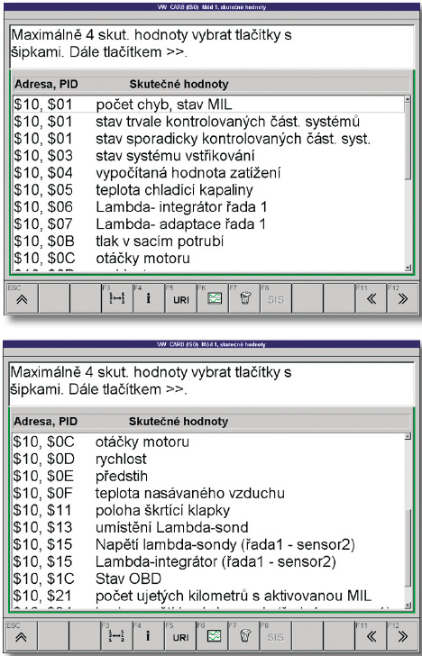 Systém palubnej diagnostiky OBD Učebné texty S-EKA - korekcia.doc 15 Komunikačné modusy (módy) systému OBD 1.