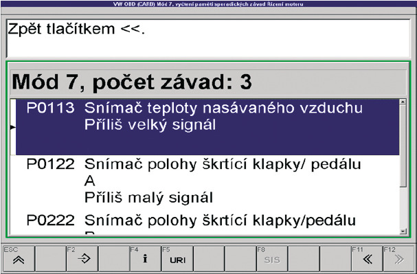 Systém palubnej diagnostiky OBD Učebné texty S-EKA - korekcia.doc 24 Test ID $09 čas medzi dvoma prechodmi, hodnota je vypočítaná, indikácia 0 až 1,02 V.