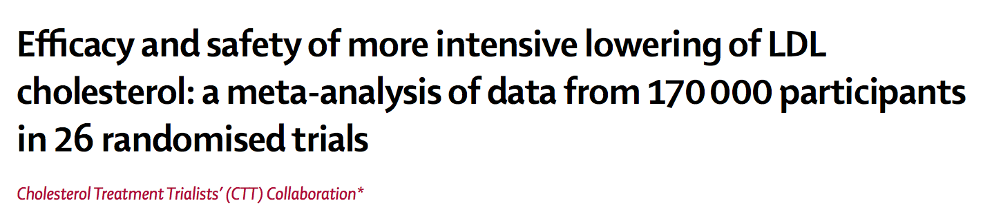 Approximately 2 out of 10 events are prevented with statins per ~39 mg/dl reduction.