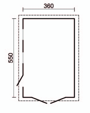 Lena 28 mm ÄéáóôÜóåéò ôïé ïðïéßáò 290x235 cm ÐñïÝêôáóç óêåðþò 100 cm 3 4øïò Ýìðñïóèåí ôïé ïðïéßáò 228 cm 3 4øïò üðéóèåí ôïé ïðïéßáò 222 cm Åìâáäüí äáðýäïõ 6,8 m 2 Êõâéóìüò þñïõ 14,6 m 3 ÄéáóôÜóåéò