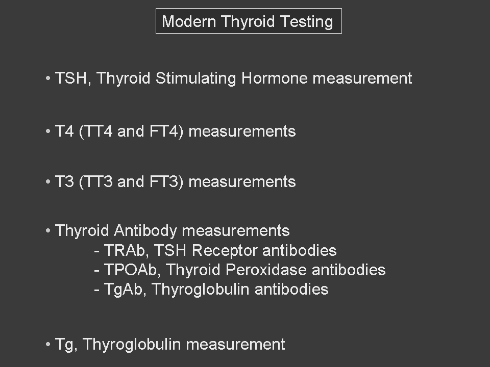 Hipotireoidizam Primarni tireoidna žlezda ne prozvodi dovoljne količine T4 i T3 (hronični limfocitni tiroditis). Snižene vrednosti T4 (FT4), povišene TSH.