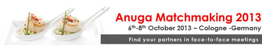 ANUGA B2B 2013 ιάρκεια Β2Β: 3 ηµέρες 6-8 Οκτωβρίου 2013 Συµµετοχή τοπικών επιχειρήσεων ΧάνογλουΑ.Ε.
