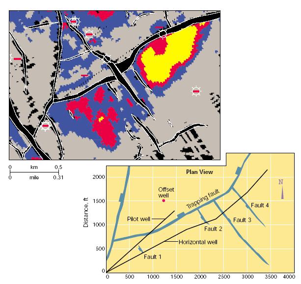 Plan trajektorije horizontalne bušotine kroz rasedima izdeljeno gasno ležište, Gulf of Mexico;