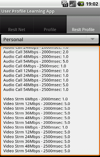 Ο χρήστης είχε επιλέξει στο προφίλ του, ως υπηρεσία το «Audio Call», έτσι στα αποτελέσματα που εμφανίζονται στην παραπάνω εικόνα, είναι ενημερωμένες μόνο οι τιμές που αφορούν το