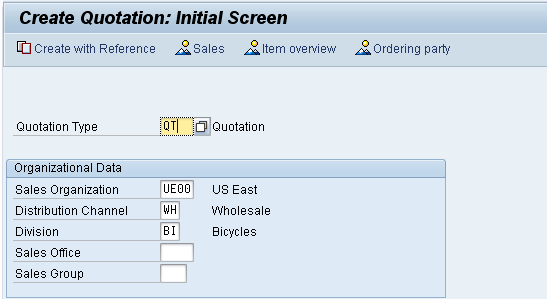 Βήμα 5 - Δημιουργία Προσφοράς σε πελάτη ( Create Customer Quotation ) Δραστηριότητα: Δημιουργούμε μια προσφορά για τον πελάτη.