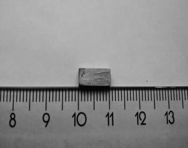 πρέπει να έχουν κυλινδρική ή πλακοειδή μορφή. Στην παρούσα εργασία, χρησιμοποιήθηκαν δείγματα με πλακοειδή γεωμετρία (ορθογώνια παραλληλεπίπεδα) με διαστάσεις 3 mm πάχος, 4 mm πλάτος και 10 mm μήκος.
