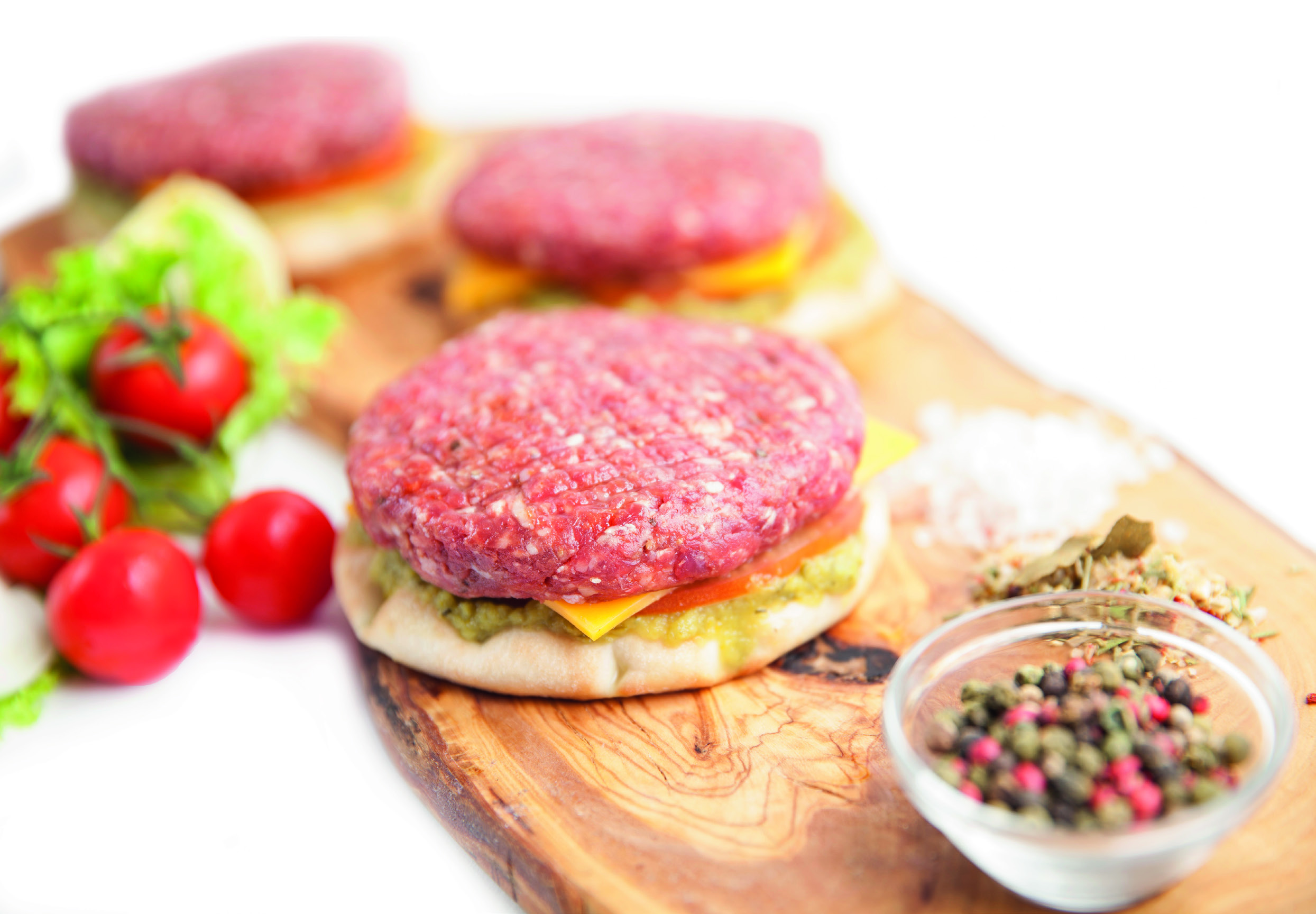 OPEN BURGER 1 kg κιµάσ από µοσχάρι χοντροκοµµένοσ ΝΕΟ 40g Combi Beef Burger κωδ. 45562 70ml νερό 20ml ελαιόλαδο 50g Sweet Pickle Relish κωδ. 55070 80g Σάλτσα BBQ Classic κωδ.