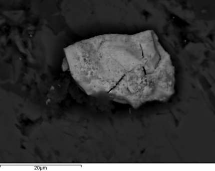 Επιπροσθέτως στο ηλεκτρονικό μικροσκόπιο εντοπίστηκαν εντός φλεβιδίων, διάσπαρτοι κόκκοι θεοφραστίτη που αποτελεί υδροξείδιο του Νi.