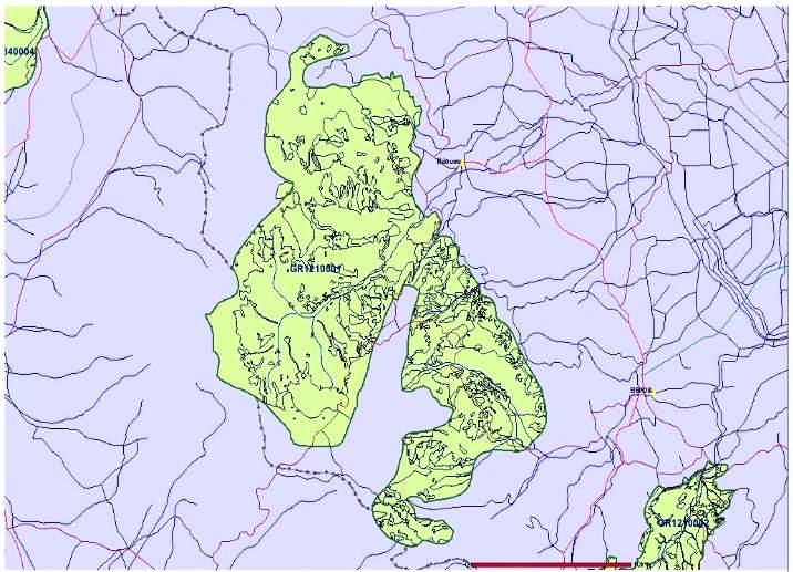 2.7 Δίκτυο Natura 2000 στην περιοχή μεταξύ της Βέροιας και της Νάουσας Το δάσος που βρίσκεται στις βόρειες και βορειοανατολικές πλαγιές του όρους «Βέρμιο» και στα δυτικά και βορειοδυτικά της πόλης