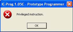 4.2.1. Softver IC-Prog Program IC-Prog se ne instalira na računaru, već se pokreće direktno tačnije klikom na fajl ICPROG.EXE (Slika 4.4). Slika 4.4. Pokretanje programa IC-Prog Ukoliko korisnik ima verziju Windows-a «višu» od Windows-a 98, odmah po startovanju progra-ma IC-Prog na ekranu će se pojaviti prozor sa upozorenjem, kao na Slici 4.
