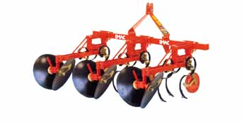 IMAC VRD Vibro-cultivador de discos para el acaballonado y cultivado. Versión disponible en 2 y 4 filas. Vibro conformador de discos para conformar, abrir sulcos e sachar.