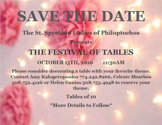 SAVE THE DATE Sponsored by Ladies Philoptochos Society Speaker: Anita Baglaneas Devlin - Author of S.O.B.E.R.