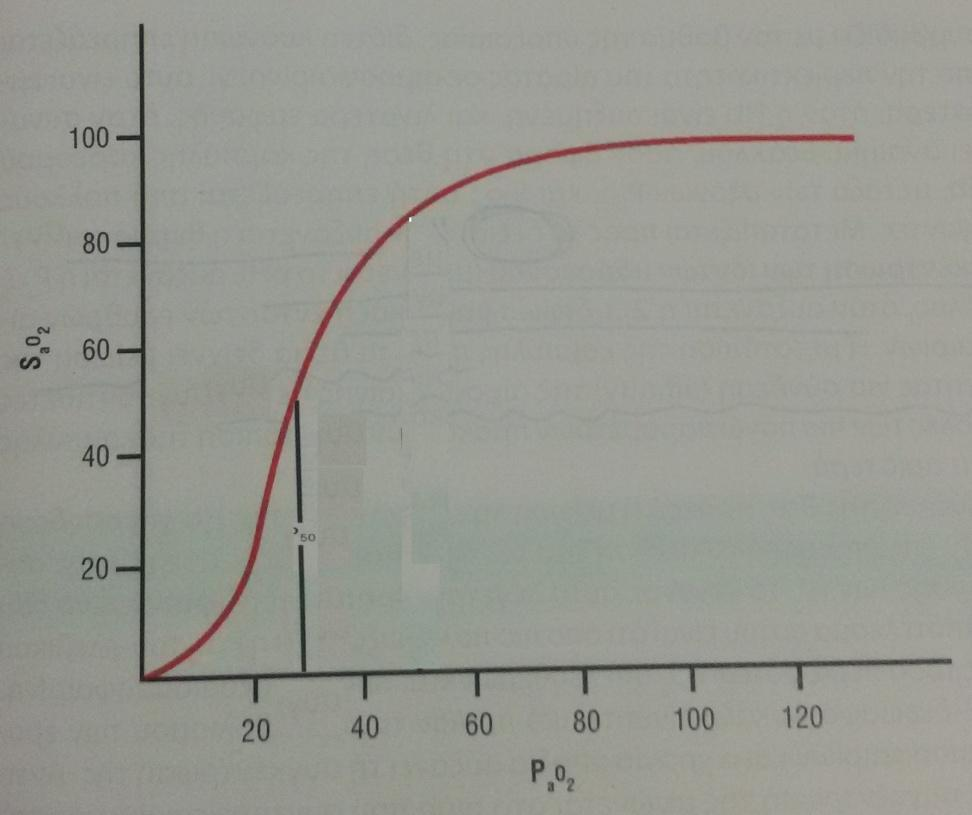 ΣΧΕΣΗ ΑΕΡΙΣΜΟΥ-ΑΙΜΑΤΩΣΗΣ H Hb είναι κορεσμένη κατά 90%, όταν η P a O 2 είναι περίπου 60mmHg.
